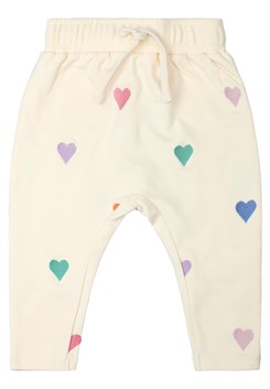 The New Julie heart sweatpants - White Swan